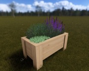 PROJEKT DO DONICY ZIOŁOWEJ ŚRÓDZIEMNOMORSKIEJ 80x35 CM