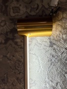 Kinkiet liniowy 60cm złoty LED 4000K