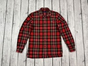 Fred Perry Regular Fit Czerwona Koszula w Kratkę Rozmiar 40 - M