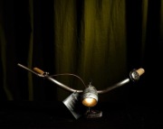 Lampa dekoracyjna upcycling, hand made