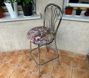 Hoker Barowy Kuchenny Venus Nowy Styl Chrome Krzesło Fotel