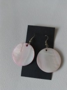 Kolczyki kółka z masy perłowej kod528