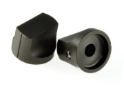 Gałka Aluminiowa / Selektor 20X15 Czarna Matowa