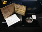 Moneta Srebrna Krugerrand 2018 r wersja proof w pięknym czarnym pudełku 