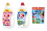 Żel do prania E - do jasnego i do koloru oraz kostki Domestos