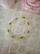 Bransoletka handmade z naturalnych kamieni jadeit hematyt 