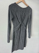 Sukienka wieczorowa sukienka na długi rękaw imprezowa S M 36 38