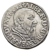 Prusy Książęce, 1542,  Trojak, Albrecht Hohenzollern, Królewiec R