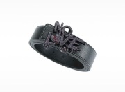 Pasek z ćwiekowaną klamrą vintage retro y2k