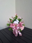 Stroik do koszyczka, gotowa dekoracja koszyczka