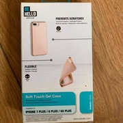 Nowy case iPhone złoty żelowy