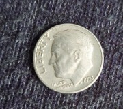 1 Dime Roosevelt 1973