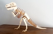 T-Rex model 3d drewniane puzzle 