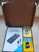 Zestaw: 2 baterie HOMESUIT NP-FW50 + ładowarka Dual Slot LCD 