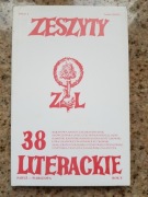 Zeszyty Literackie nr 38 Tomas Venclova; K. Brandys - Zapamiętane
