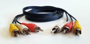 Kabel 3x RCA chinch przewód 1.1 m