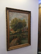 Obraz olejny malowany na desce 