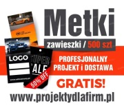 Metki zawieszki przegląd cenówka / 500 SZT PROJEKT DOSTAWA GRATIS
