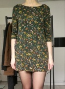 Sukienka tunika w kwiecisty wzór Pull & Bear r. 36