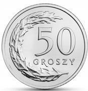 50 groszy 2022 r. z woreczka MW
