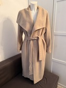 Patrizia Aryton rozmiar M/L płaszcz długi z wełny angora stan BDB 