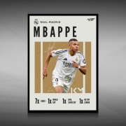 Kylian Mbappe - Plakat w ramce 30x40cm