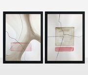  Autorska akwarela pejzaż 40x30 cm, ABSTRAKCJA