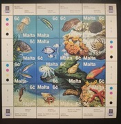 !!! MALTA RYBY - PIĘKNA SERIA ARKUSZ CZYSTE** !!! 
