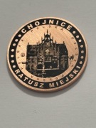 Chojnice. Moneta kolekcjonerska. Miedź fi 32 mm.  Gyges