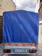 Plandeka pokrowiec 264x125 na stelaż h-110 przyczepy TEMA Garden Unitrailer