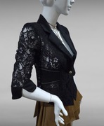 Elegancki koronkowy żakiet - marynarka 