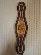 Skórzana bransoletka opaska na nadgarstek 