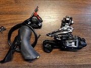 Napęd GRX810 + klamkomanetka GRX600 + zacisk hamulca GRX400