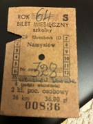 Dwa stare bilety kolejowe