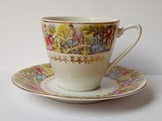 filiżanka porcelanowa z talerzykiem