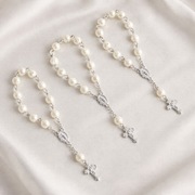 Podziękowanie dla gości Prezent Chrzest Komunia Święta Medalik Różaniec