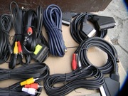 Konektory przewody audio zestaw Nowe 