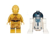 Lego Star Wars 75290 R2-D2 sw1085 + C3-PO sw0700 NOWE