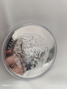 Srebrna moneta Bestie Tudorów: Yale Beaufortów 10 oz