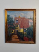 Stary obraz na płótnie 