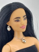 Zestaw biżuterii dla lalek Barbie srebrne serca