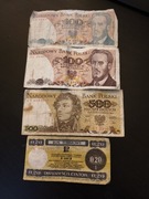 Banknoty PRL i bon towarowy 