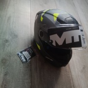 Kask   MT ATOM 2 SV HIGHLANDS SILVER/GREY srebrny szary rozmiar L L