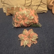 Kwiaty - ozdoby np. na choinkę