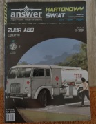 Żubr A80 cysterna model kartonowy