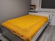 Narzuta, koc ze sznurka bawełnianego  szydełko,