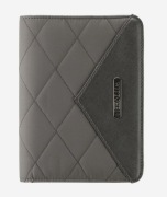 Wittchen etui pokrowiec na tablet pikowane szare pianka zamek