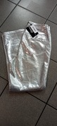 Srebrne metaliczne spodnie 4th & Reckless rozmiar 38/M