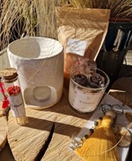 Torebka urodzinowa, świeca sojowa, wosk sojowy, ręcznie robione