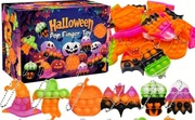 Halloween przywieszki Pop It Finger  | Dynia, Czaszka, Duch, Nietoperz